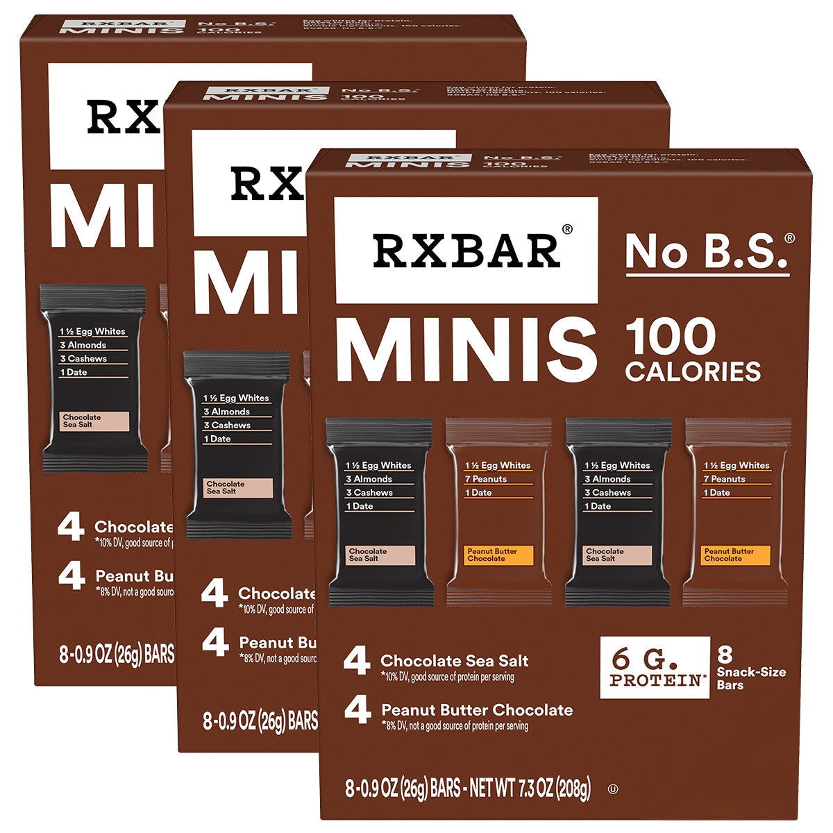 Chocolate Sea Salt & Peanut Butter Chocolate Minis Z2