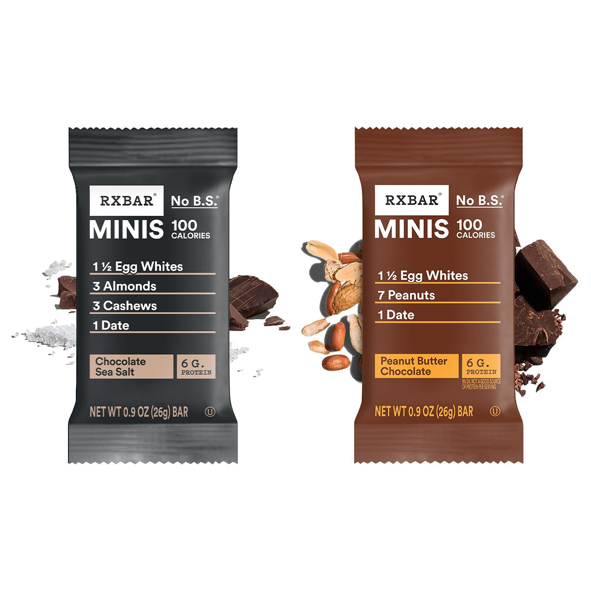 Chocolate Sea Salt & Peanut Butter Chocolate Minis Z2